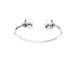 Sterling Silver Skull Cuff Bracelet