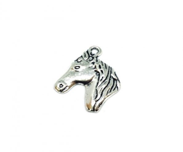 LHOS-001 Sterling Silver Horse Head Charm