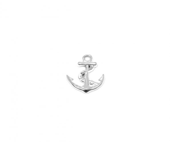 LTNY-004 Tiny Sterling Silver Anchor Charm