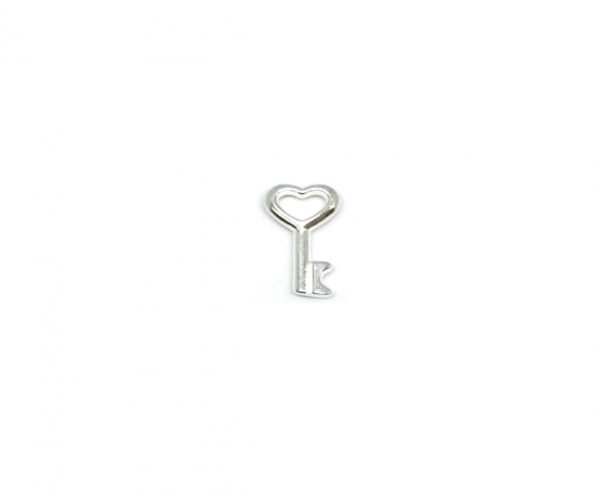 LTNY-006 Tiny Sterling Silver Key Charm