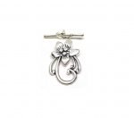 LTOG-004 Flower Toggle Clasp